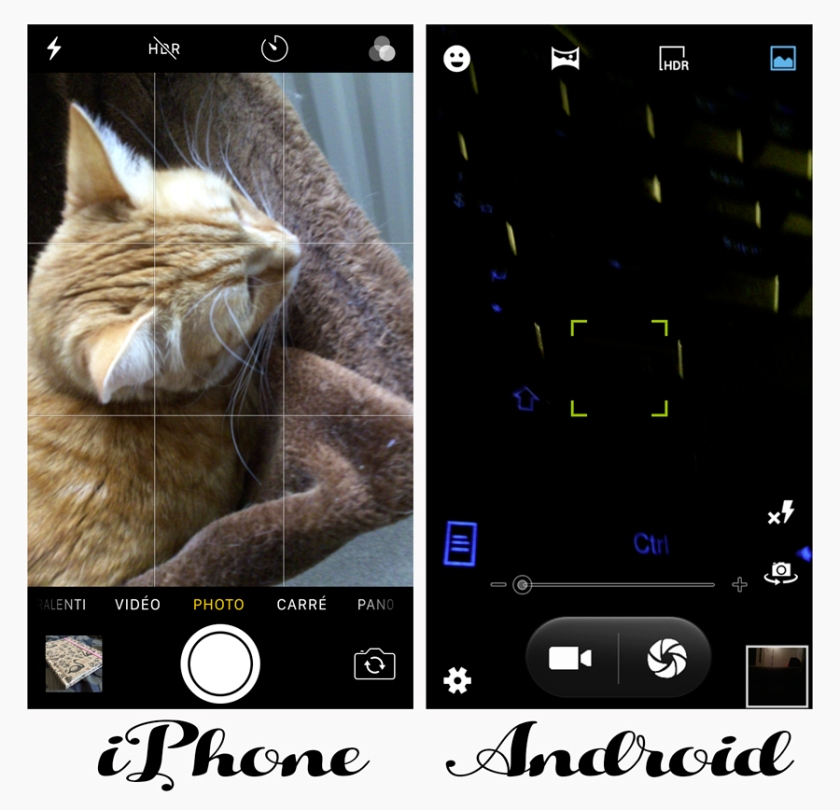 Papotarium - prendre de belles photos avec son smartphone - iphone vs android
